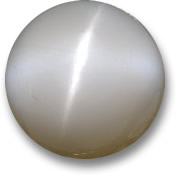 7mm Round Cabochon Cut Genuine Cats Eye Moonstone Loose Gemstone