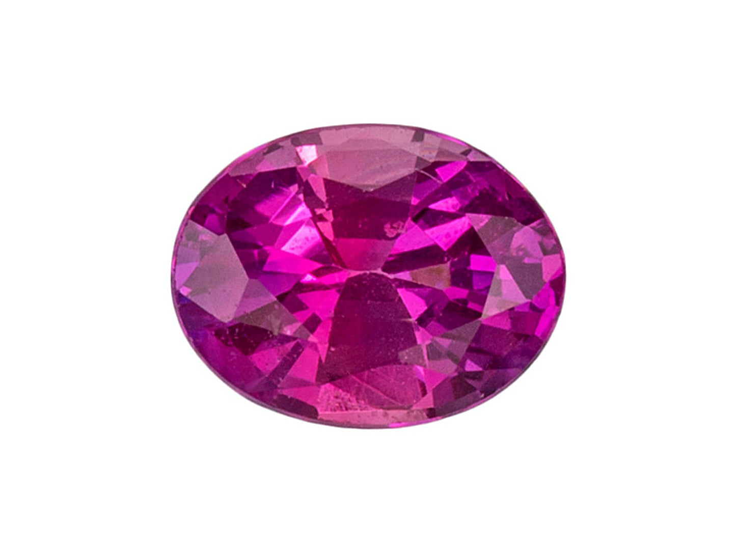 .90 Carat Oval Cut Hot Pink Genuine Sapphire Loose Gemstone