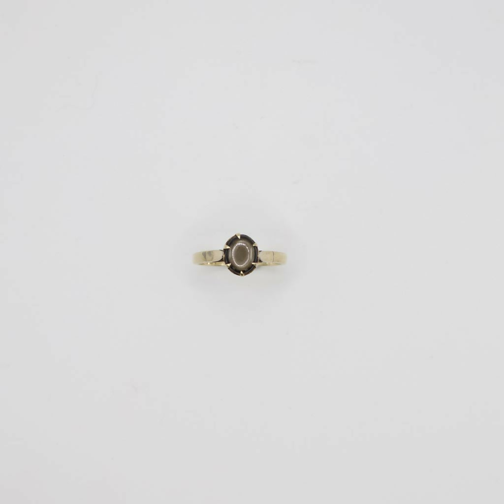 Vintage Genuine Earth Mined Brown Star Sapphire in 14K Yellow Gold