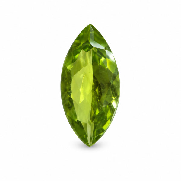 Marquise Cut Genuine Peridot Faceted Loose Gemstone
