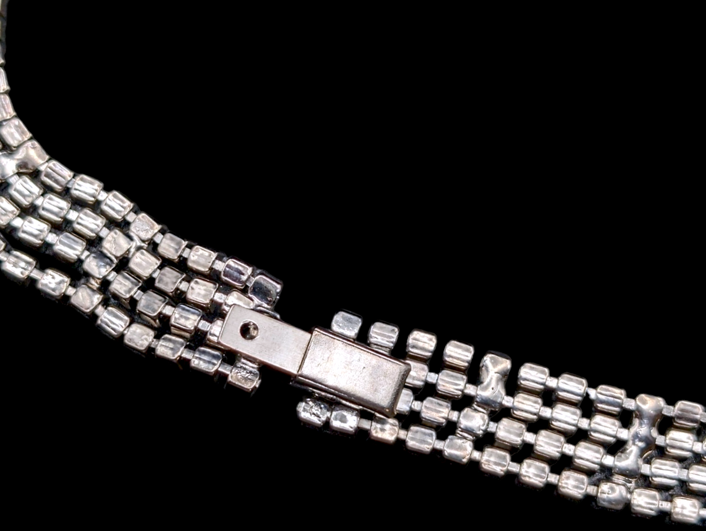 1950s Kramer Crystal Rhinestone Necklace and Earrings Set