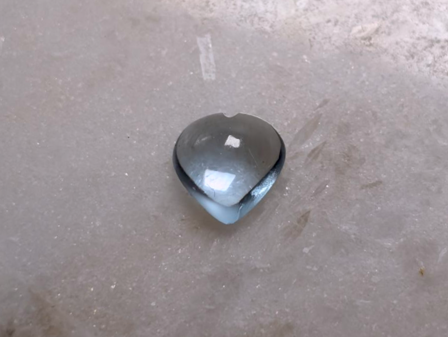 27.5 Carat Lot of Oval, Heart, and Round Cabochon Cut Genuine Swiss Blue Topaz Loose Gemstones