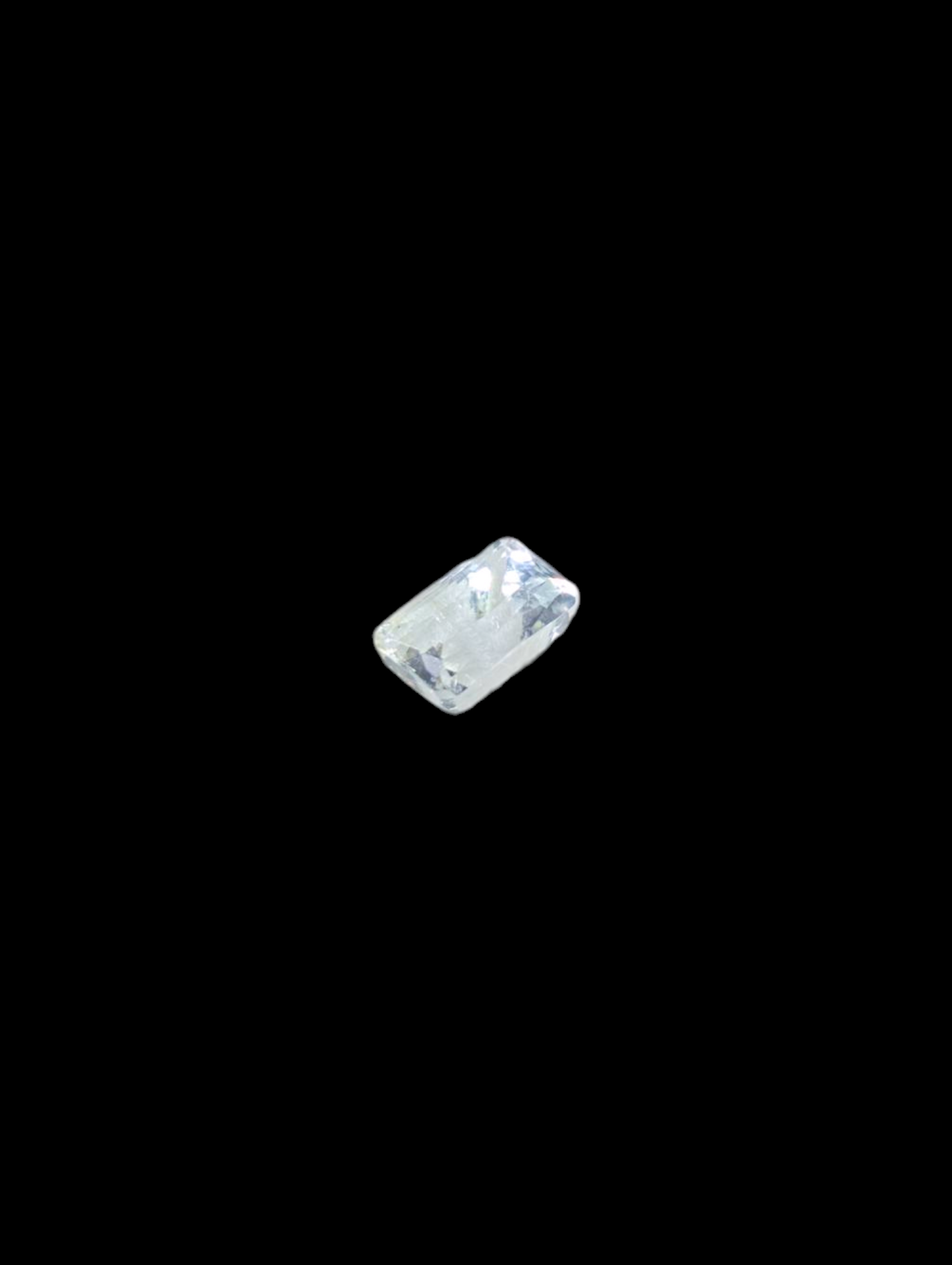 1.4 Carat Emerald Cut Genuine Earth Mined Aquamarine Loose Gemstone