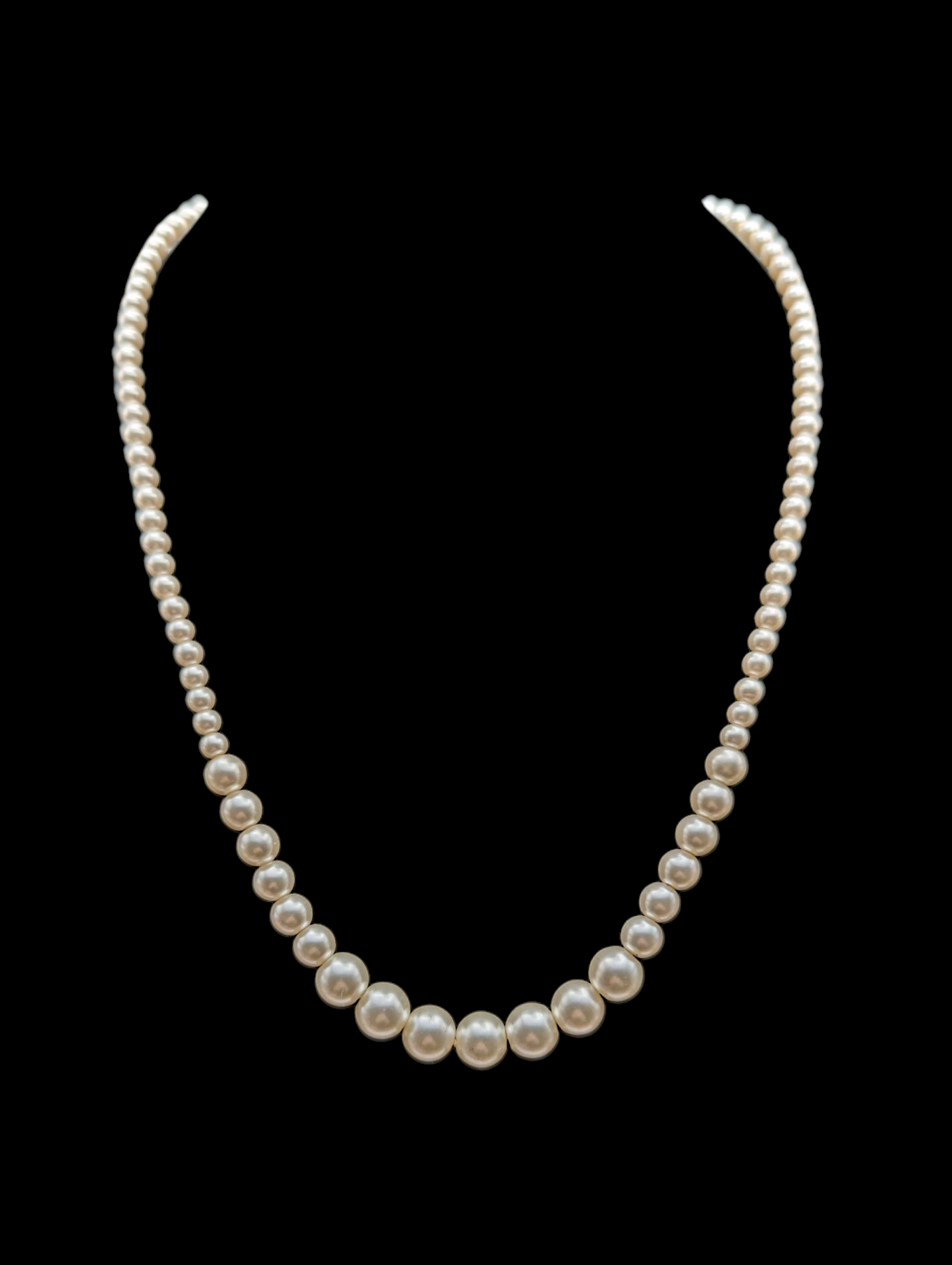 U Pick: Vintage Single Strand Simulated Pearl Necklace