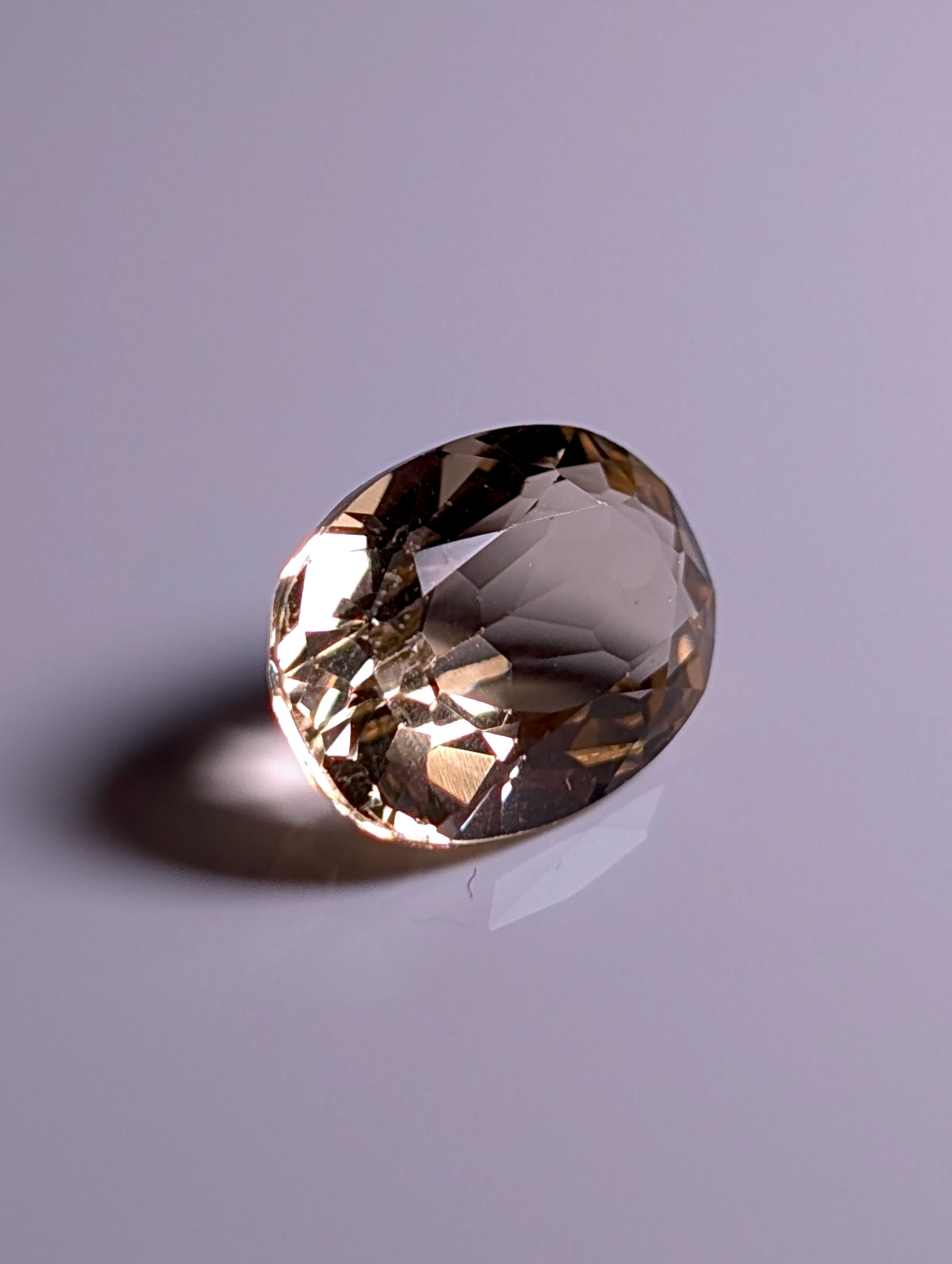 Genuine Lemon Quartz Oval Cut 4.2 Carat 13mm x 9mm Loose Gemstone