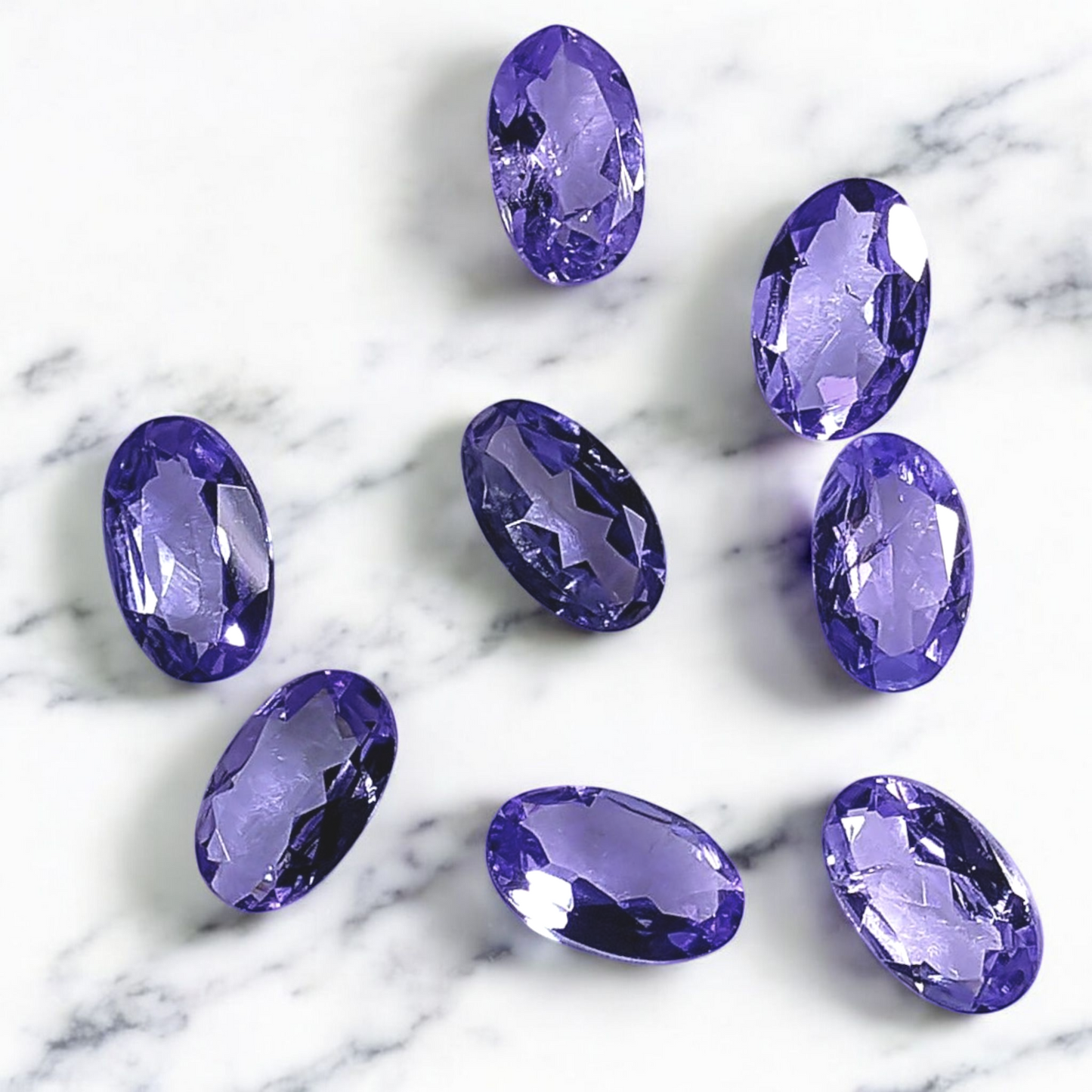 5mm Carat Earth Mined Genuine Tanzanite Oval Cut Solitaire Loose Gemstone