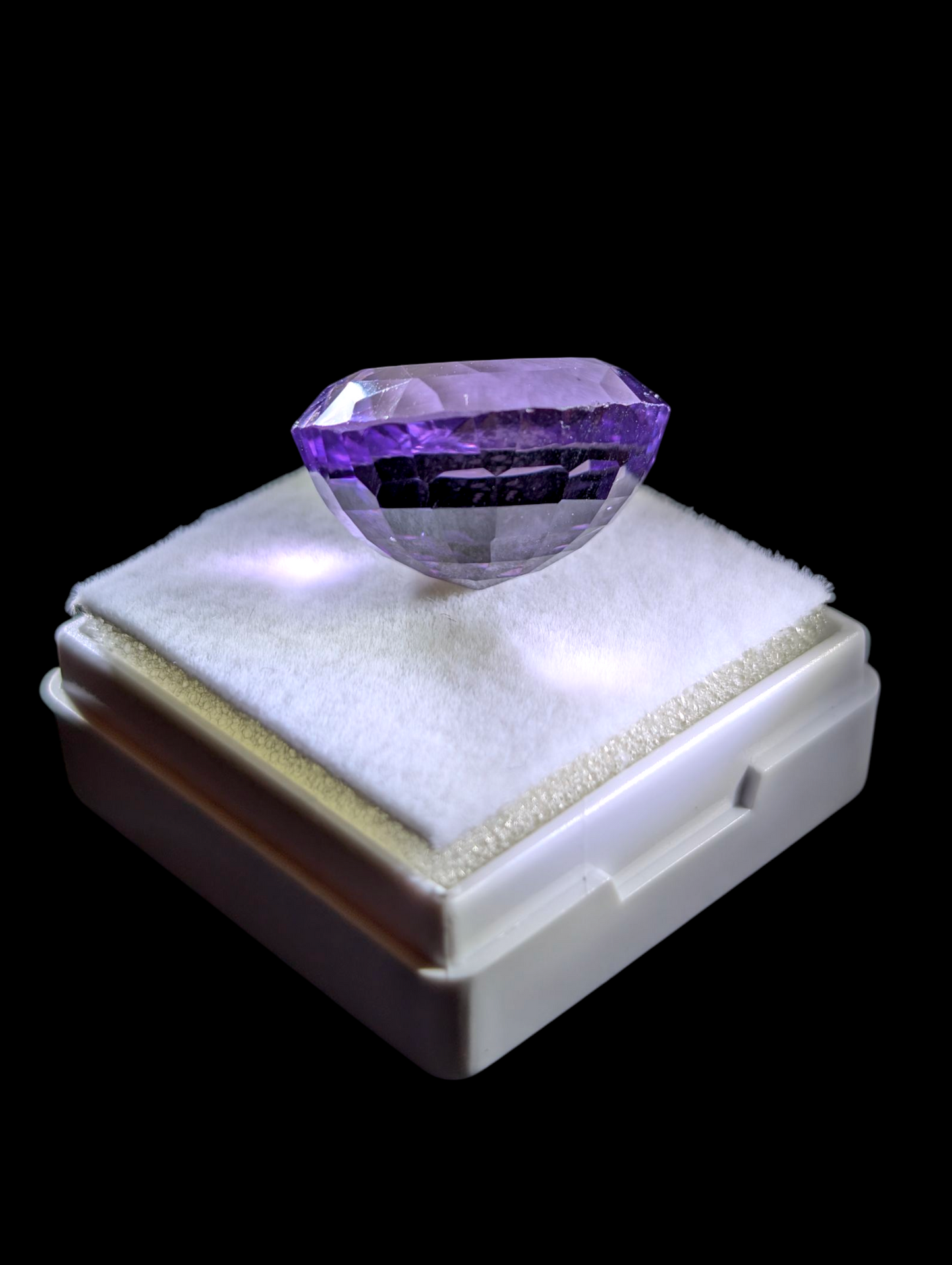 17 Carat Oval Cut Earth Mined Brazilian Genuine Amethyst Loose Gemstone