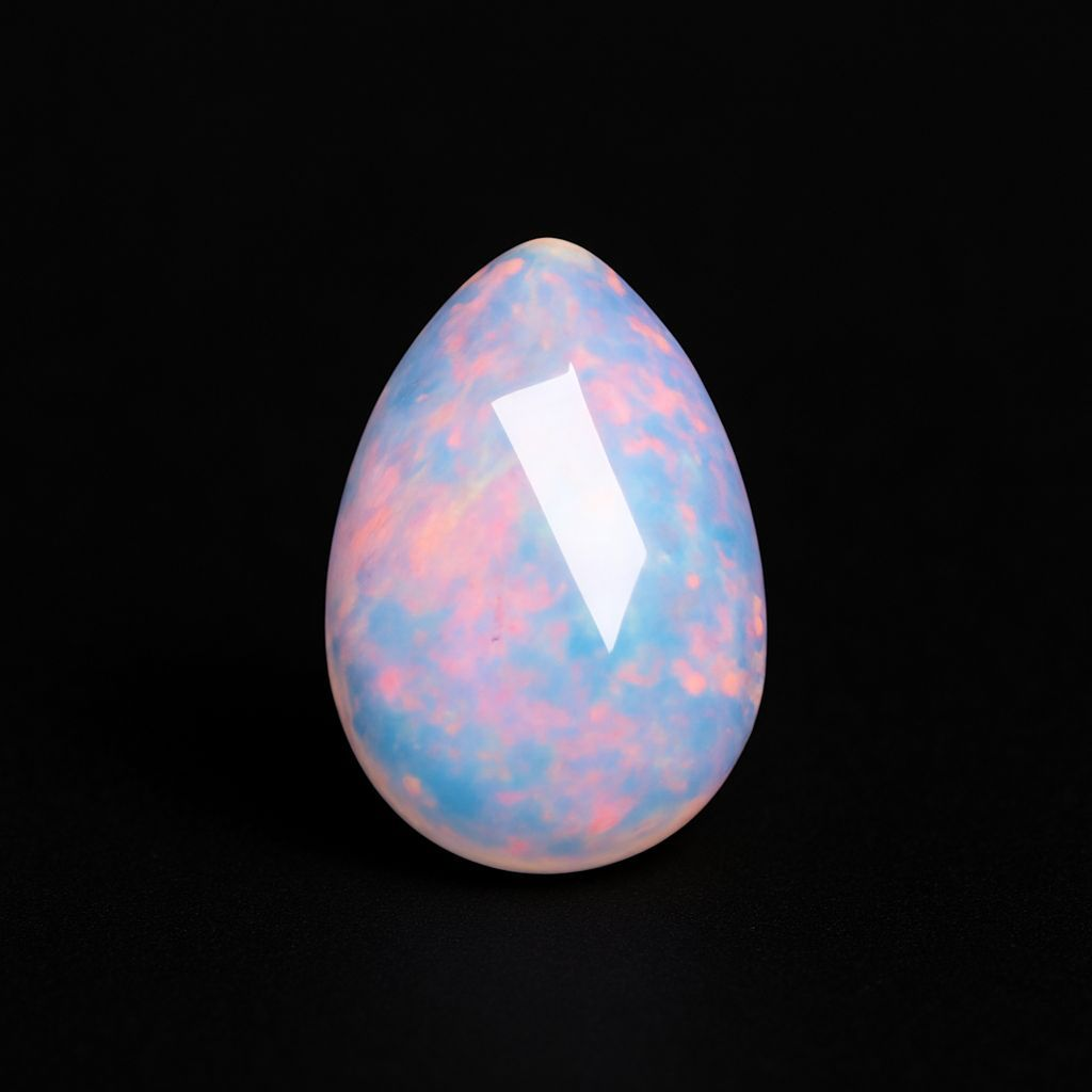 Earth Mined Genuine Pear Cut Ethiopian Opal .8 Carat 11mmx8mm Loose Gemstone