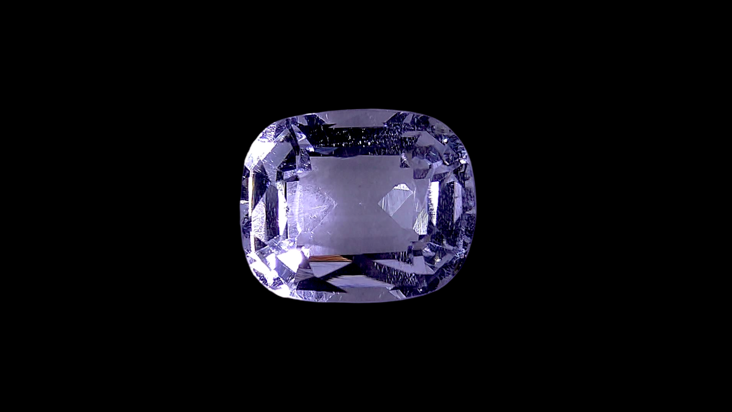 2 Carat Antique Cushion Cut Earth Mined Genuine Aquamarine Loose Gemstone