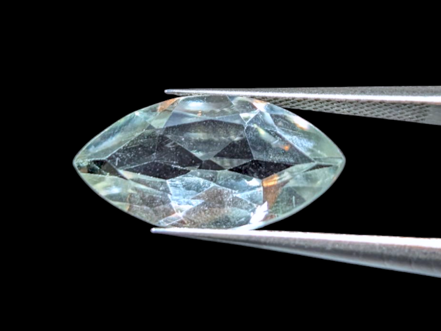 Earth Mined Genuine Aquamarine Marquise Cut 3.20 Carat 17mm x 8mm Loose Gemstone