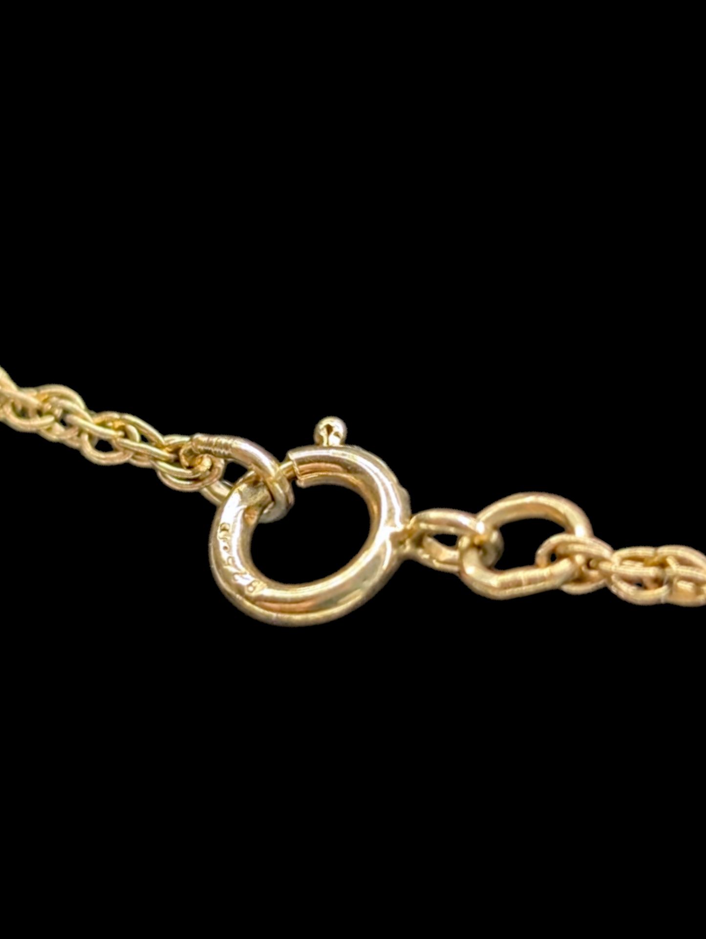 Vintage 18K Gold Vermeil Genuine Ruby Heart Pendant and Chain Necklace