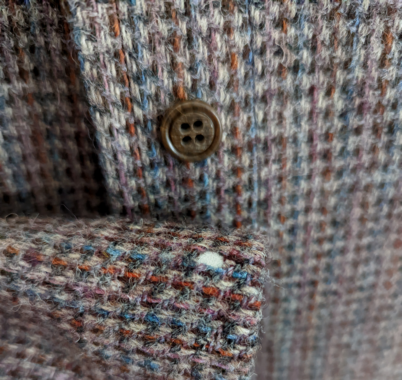 1970s Harris Tweed 100% Pure Scottish Wool Two Piece Suit Set