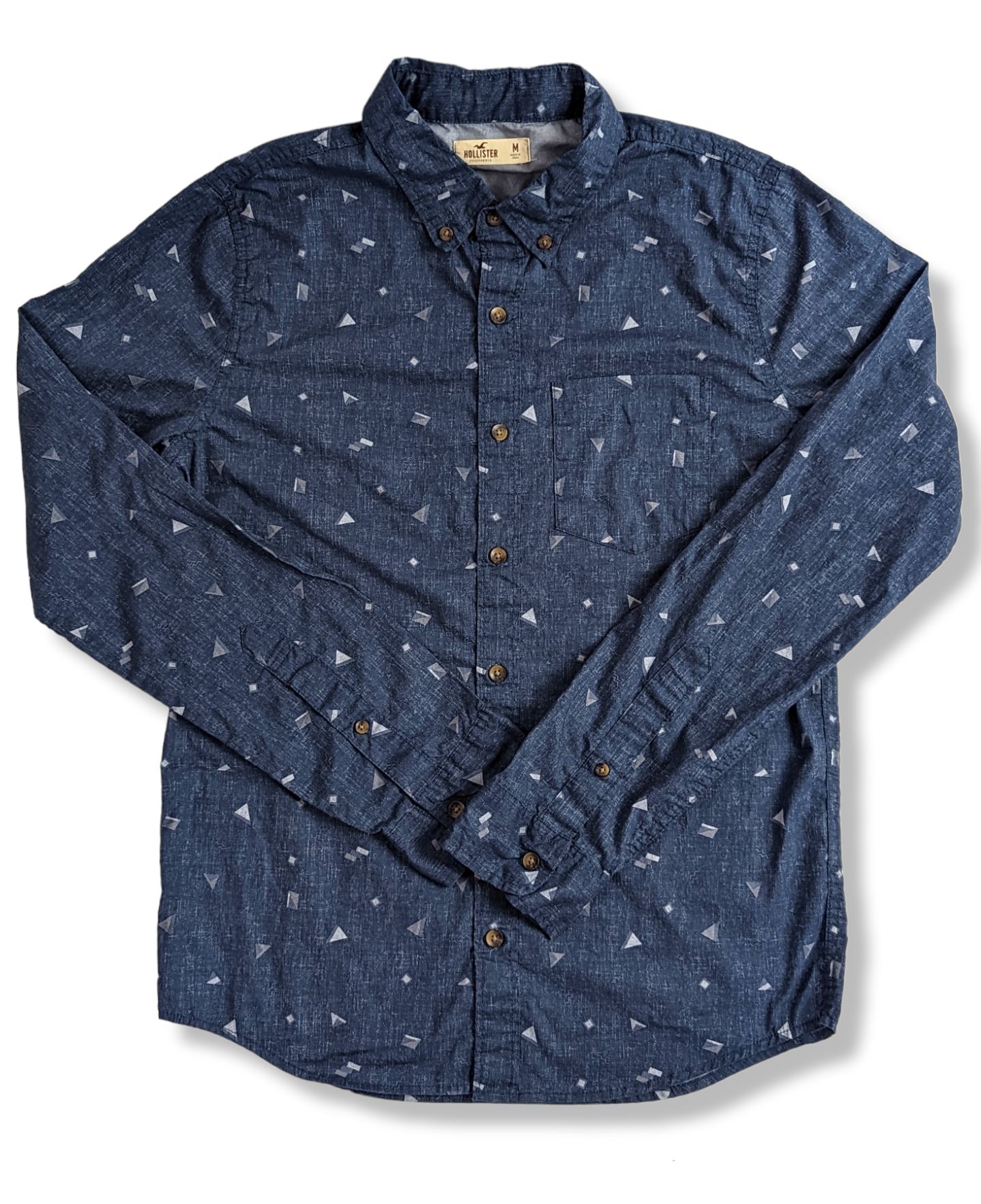 Hollister men's button down shirts sales