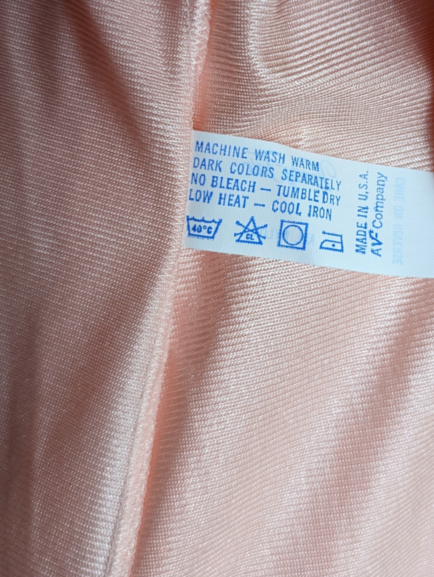 1950s Vanity Fair Pink Two Piece Peignoir and Negligee Nightgown Set