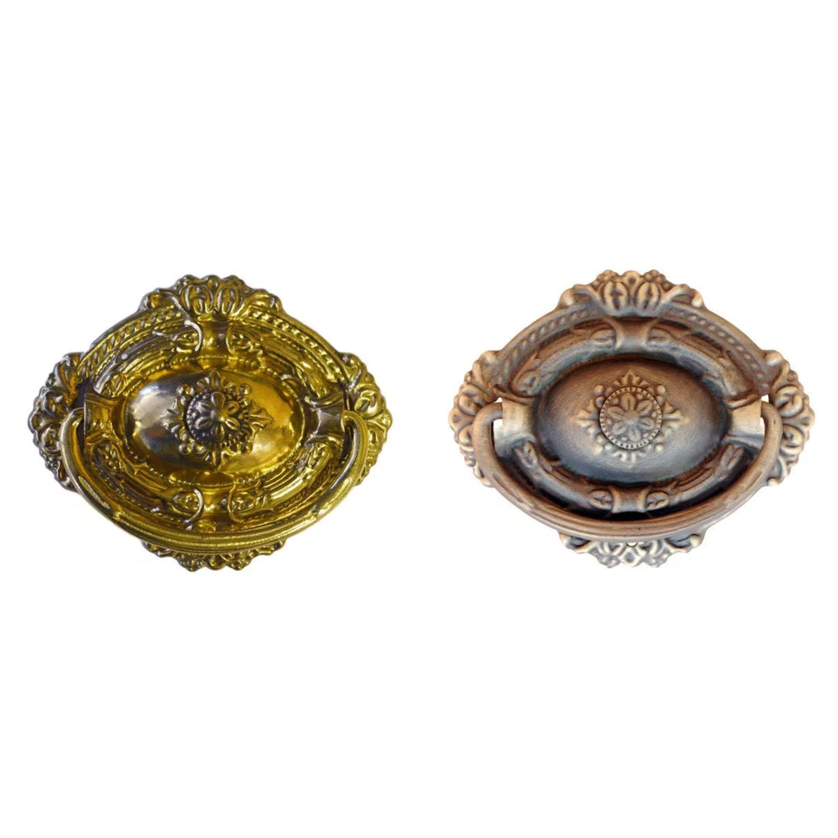 Ornate Brass Ring Pull