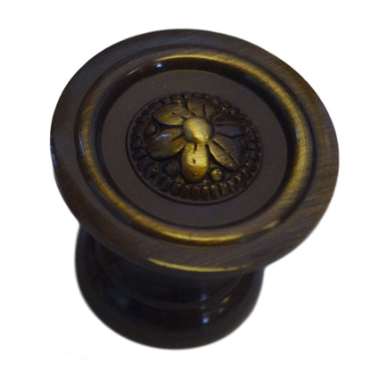 Vintage Brass Knob from the Depression Era Authentic Antique Hardware