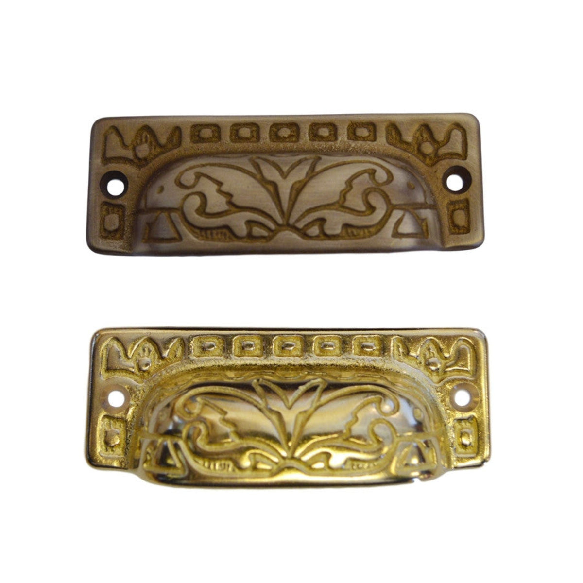 Ornate Victorian Bin Pull