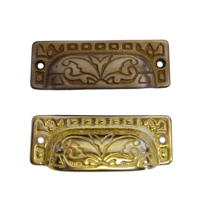 Ornate Victorian Bin Pull