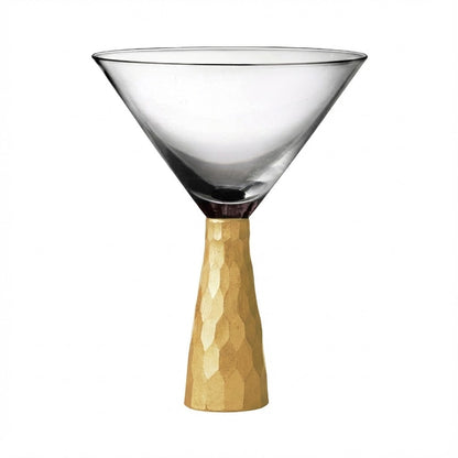 Daphne Gold 4-Piece Set Martini Glasses