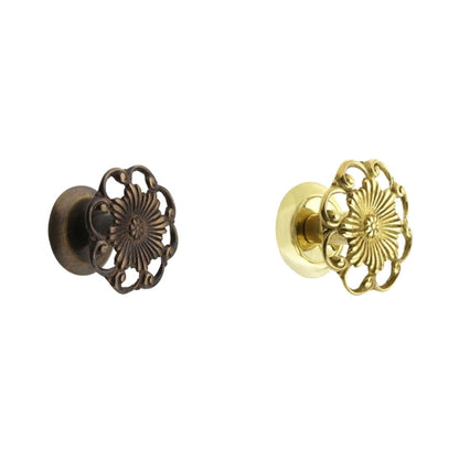 Ornate Cast Brass Knob
