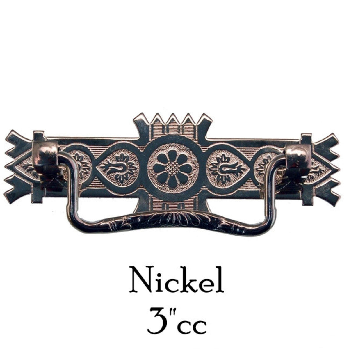 Eastlake Style Pull in Brass or Antique Brass