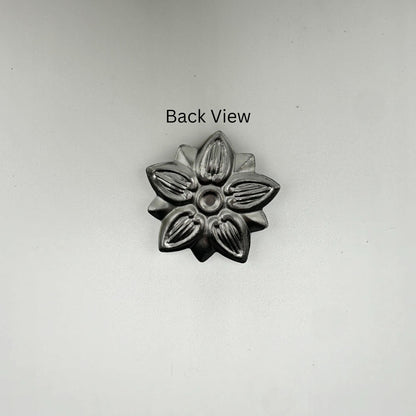Steel Trunk Rosette: Classic Decorative Ornament for Antique Trunk Restoration