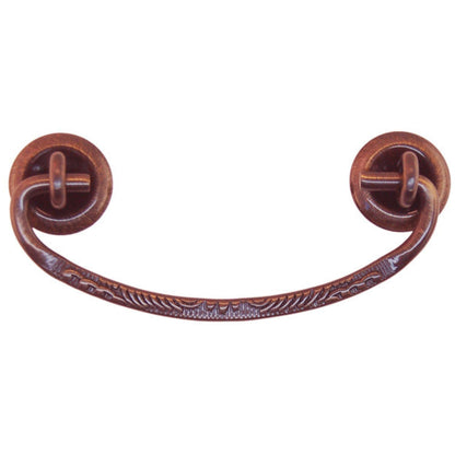 Elegant Victorian Bail Drawer Pull in Brass and Antique Brass for Timeless Furniture Charm
