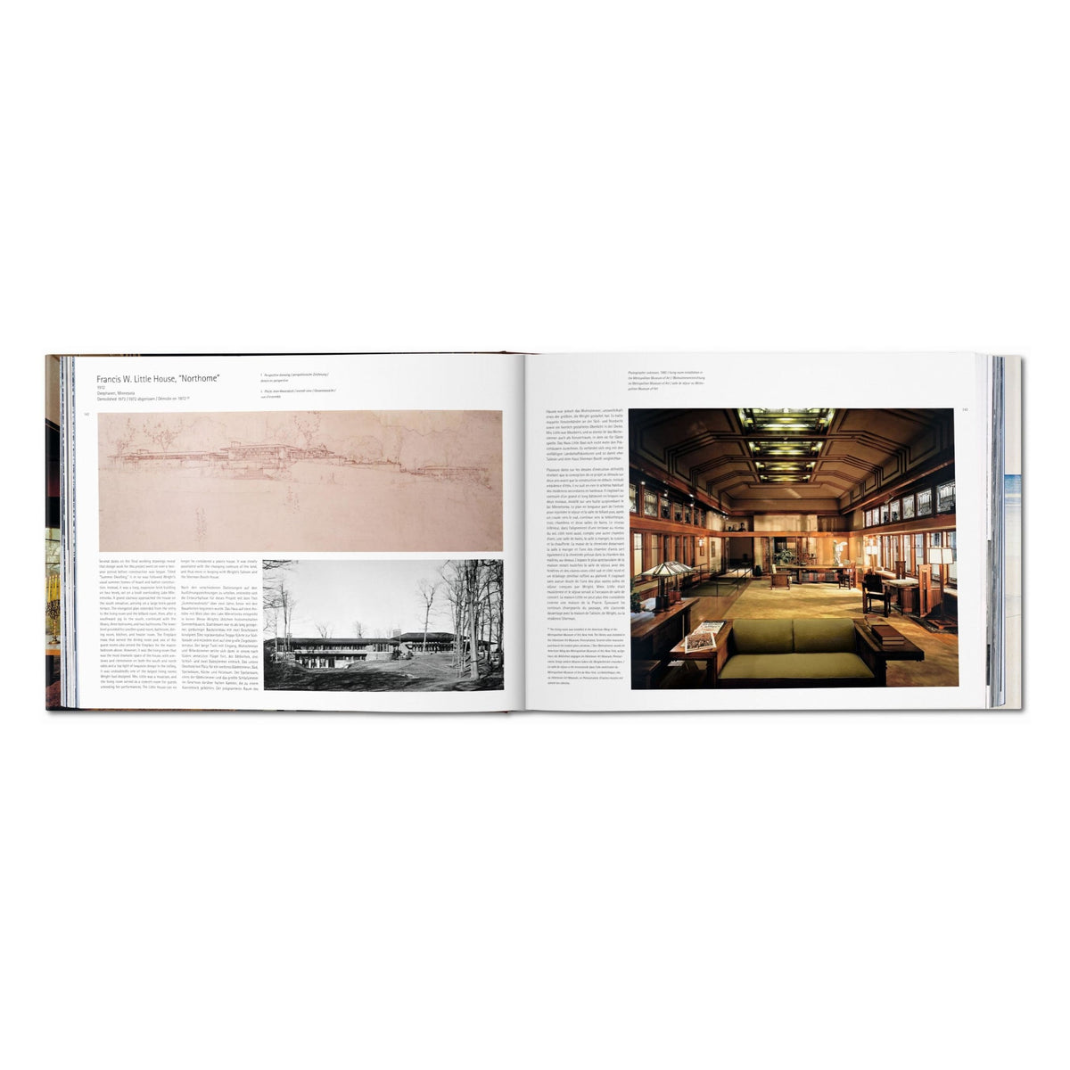 Frank Lloyd Wright (German, French, English)