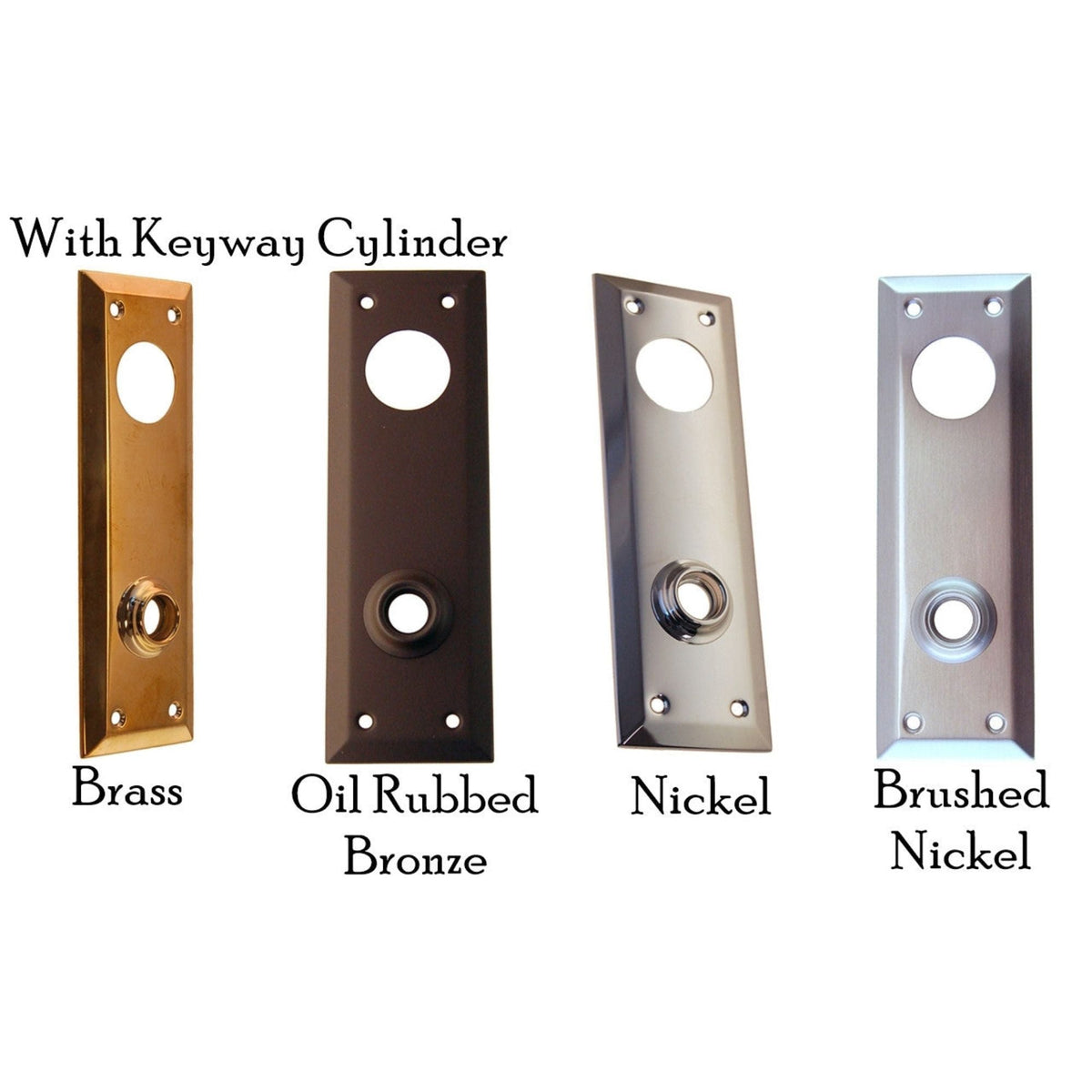 Door Knob Trim Plate