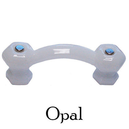 Colorful Glass Handle, Hexagon