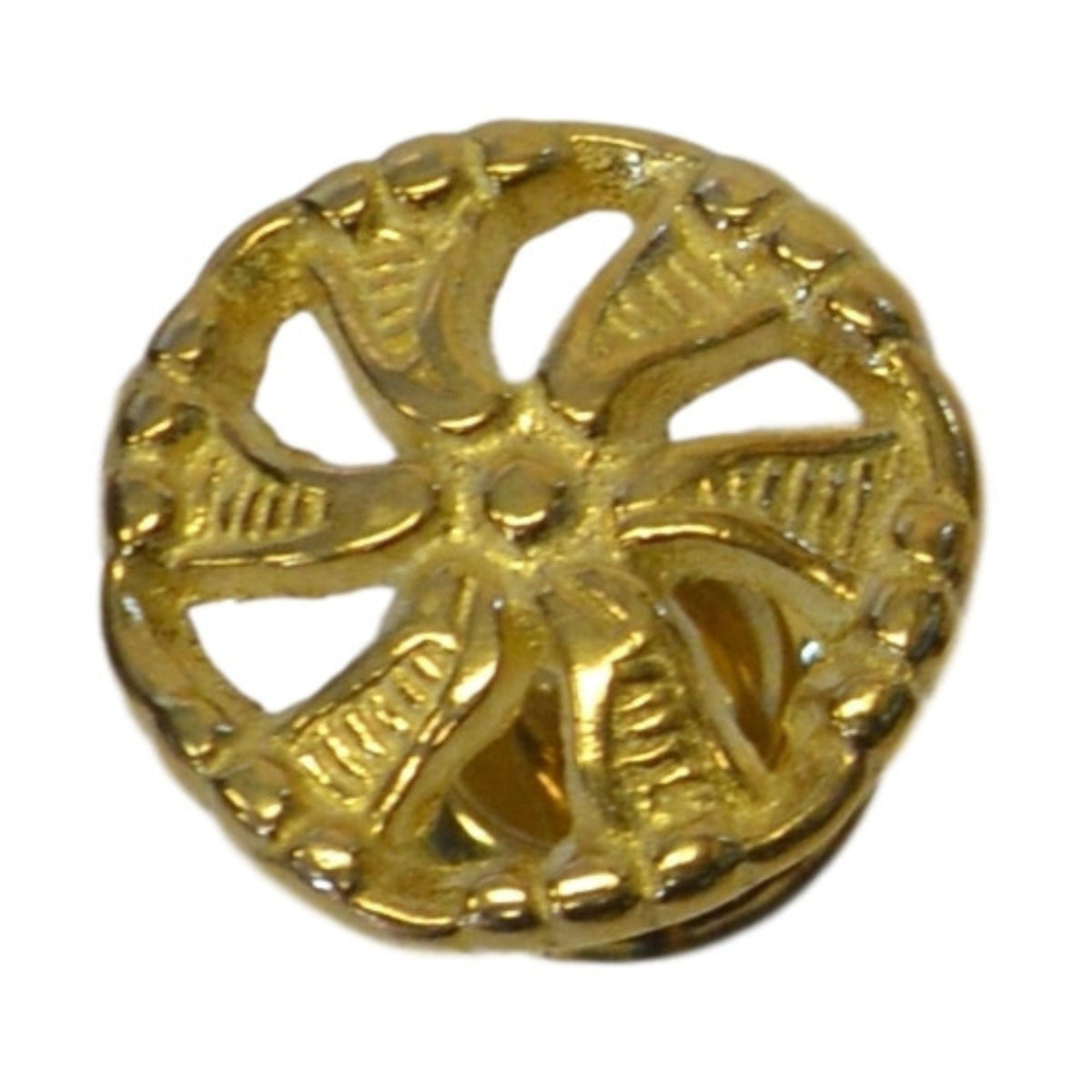 Elegant Decorative Victorian Knob in Brass and Antique Brass for Timeless Furniture Charm
