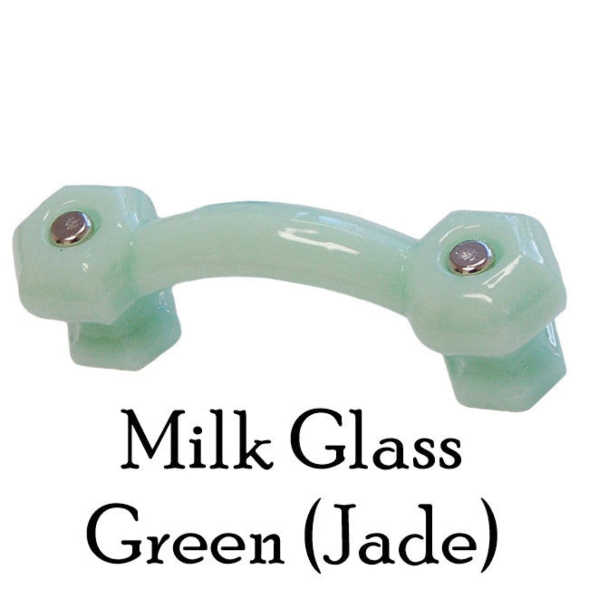 Colorful Glass Handle, Hexagon