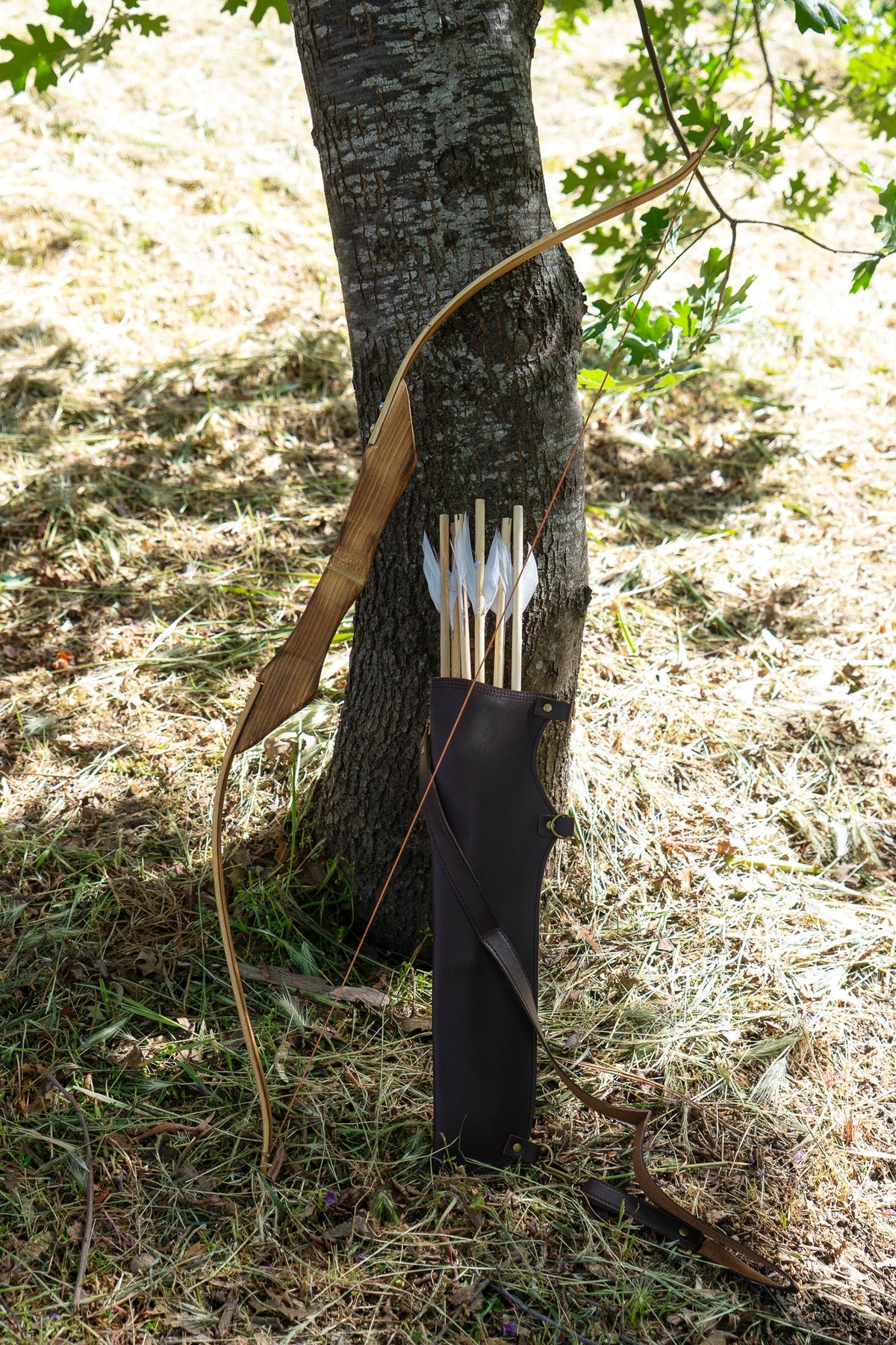 37" Take-Down Toy Bow & Rubber-Tipped Arrow Set With Felt Quiver
