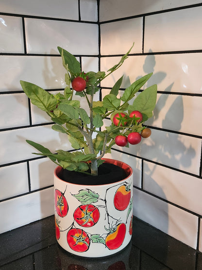 Faux Potted Tomato Plant