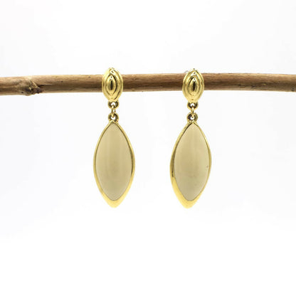 Vintage Gold Tone Trifari Dangle Earrings