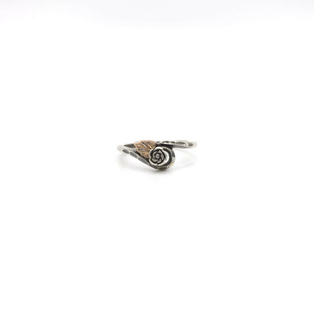 Vintage Black Hills Gold and Sterling Silver Ring