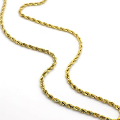 Vintage Gold Rope Chain