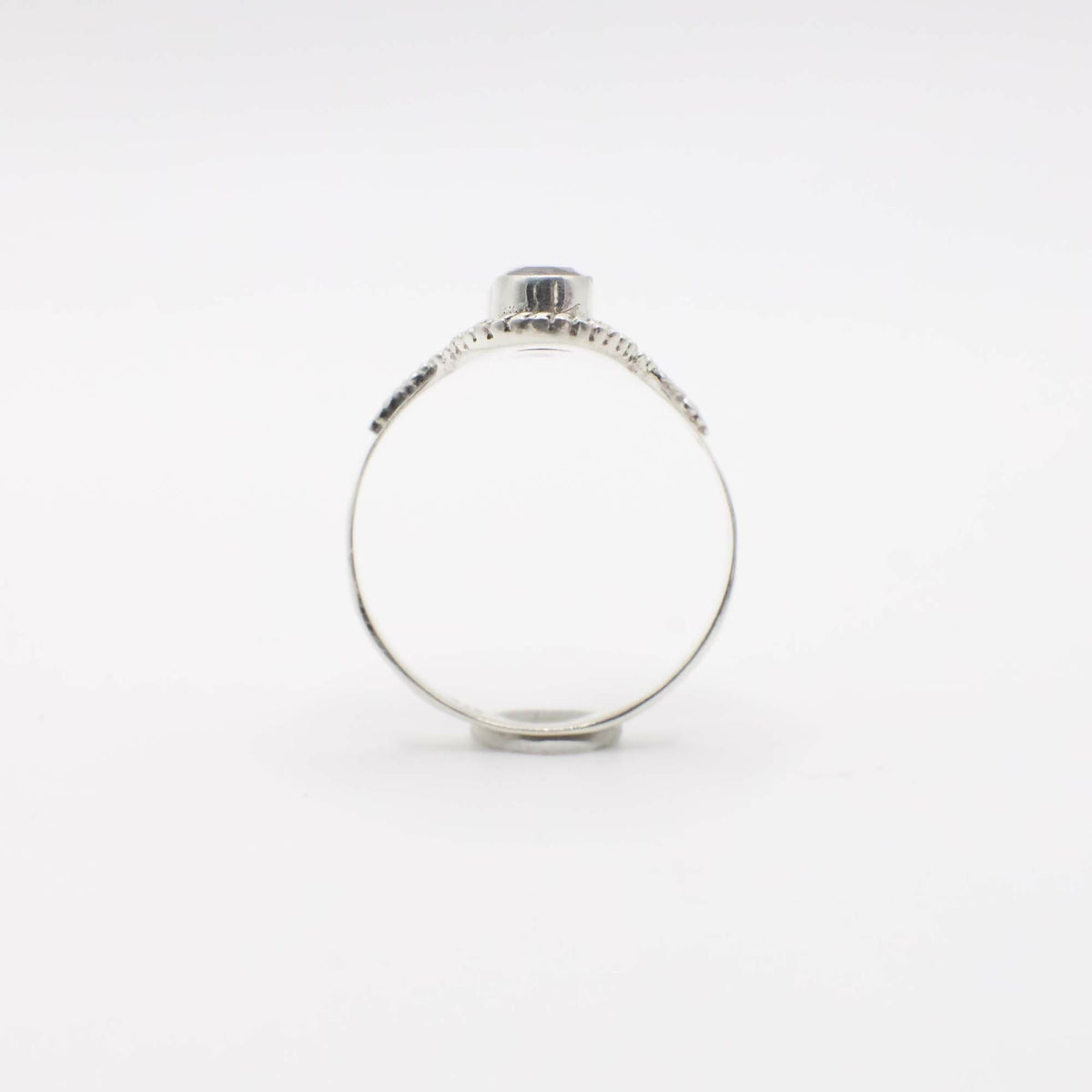 Vintage Genuine Double Moonstone and Sterling Silver Ring