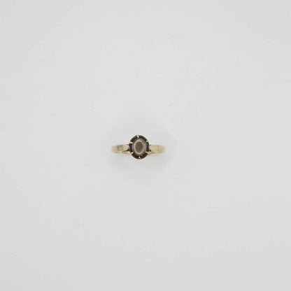 Vintage Genuine Earth Mined Brown Star Sapphire in 14K Yellow Gold