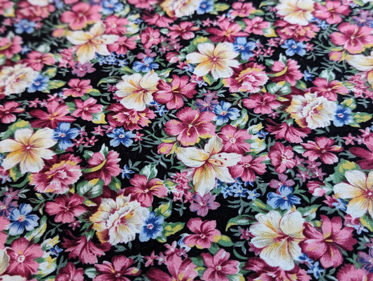 Vintage Fabric - "Daisy Kingdom" Cotton by Florence Allover and Springs Industries
