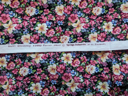 Vintage Fabric - "Daisy Kingdom" Cotton by Florence Allover and Springs Industries
