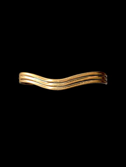 Mid-Century Modern Sergio California Three Row Copper Cuff Bracelet