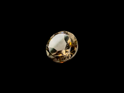 3.4 Carat Round Cut Genuine Imperial Topaz Loose Gemstone