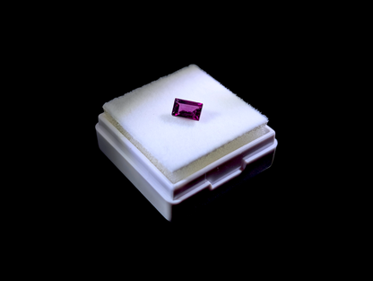 Baguette Cut .75 Carat Genuine Rhodolite Garnet