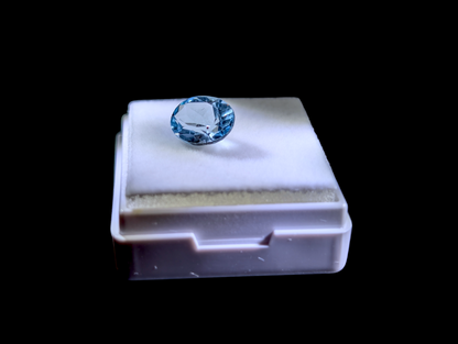 2.15 Carat Oval Cut Genuine Swiss Blue Topaz Loose Gemstone