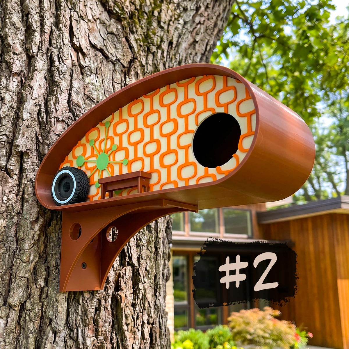ADG42 Mid-Century Birdhouses | Retro RV Park Collection