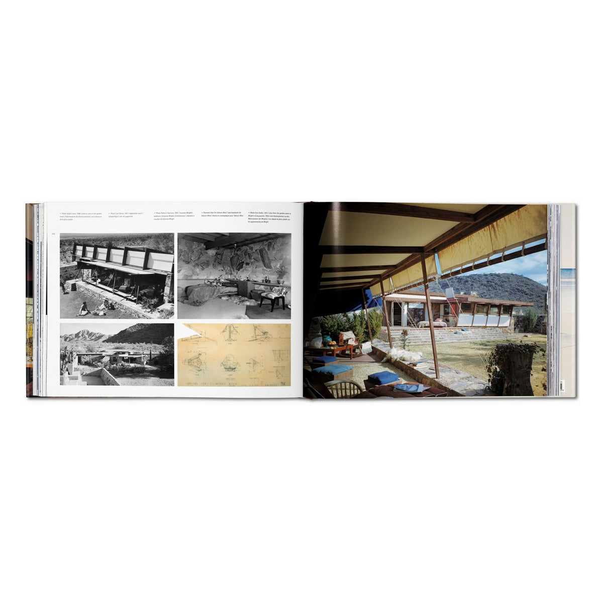 Frank Lloyd Wright (German, French, English)