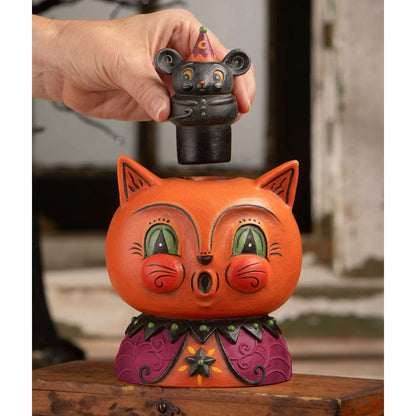 Copper Cat & Merlin Mouse by Johanna Parker