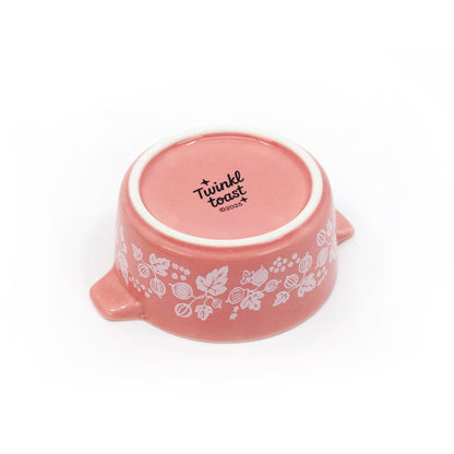 Pyrex-Inspired Gooseberry Casserole Ceramic Trinket Box