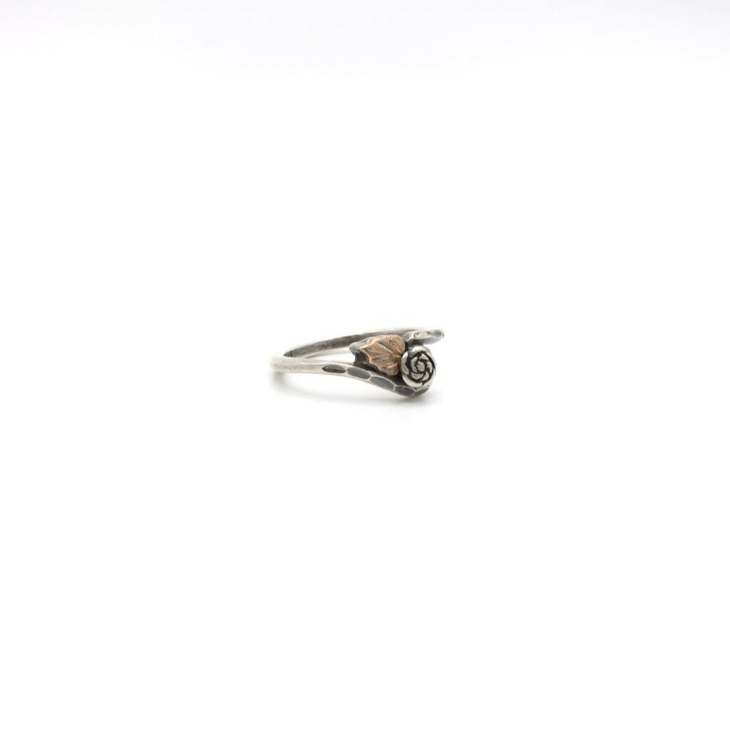 Vintage Black Hills Gold and Sterling Silver Ring